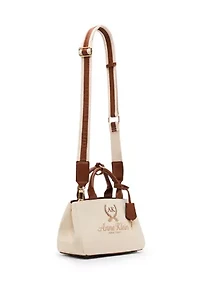 Canvas Small Satchel with Strap