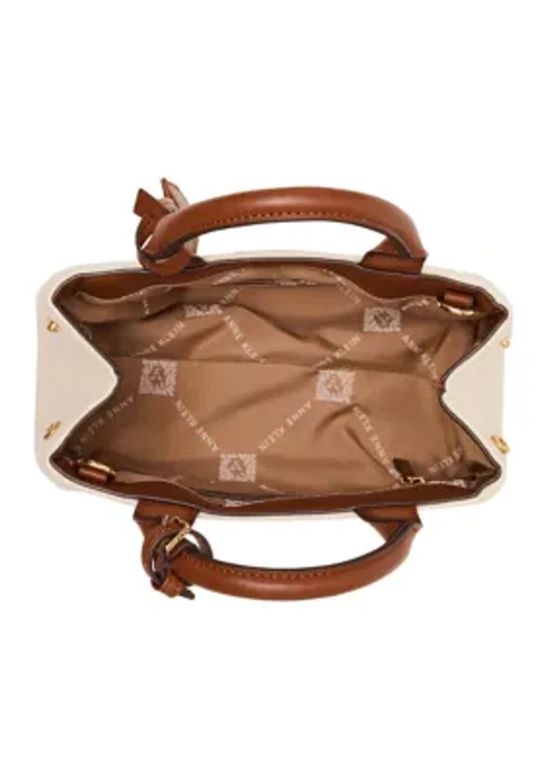 Canvas Small Satchel with Strap