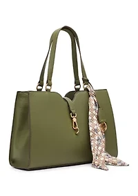 Tote with Scarf and Pouch