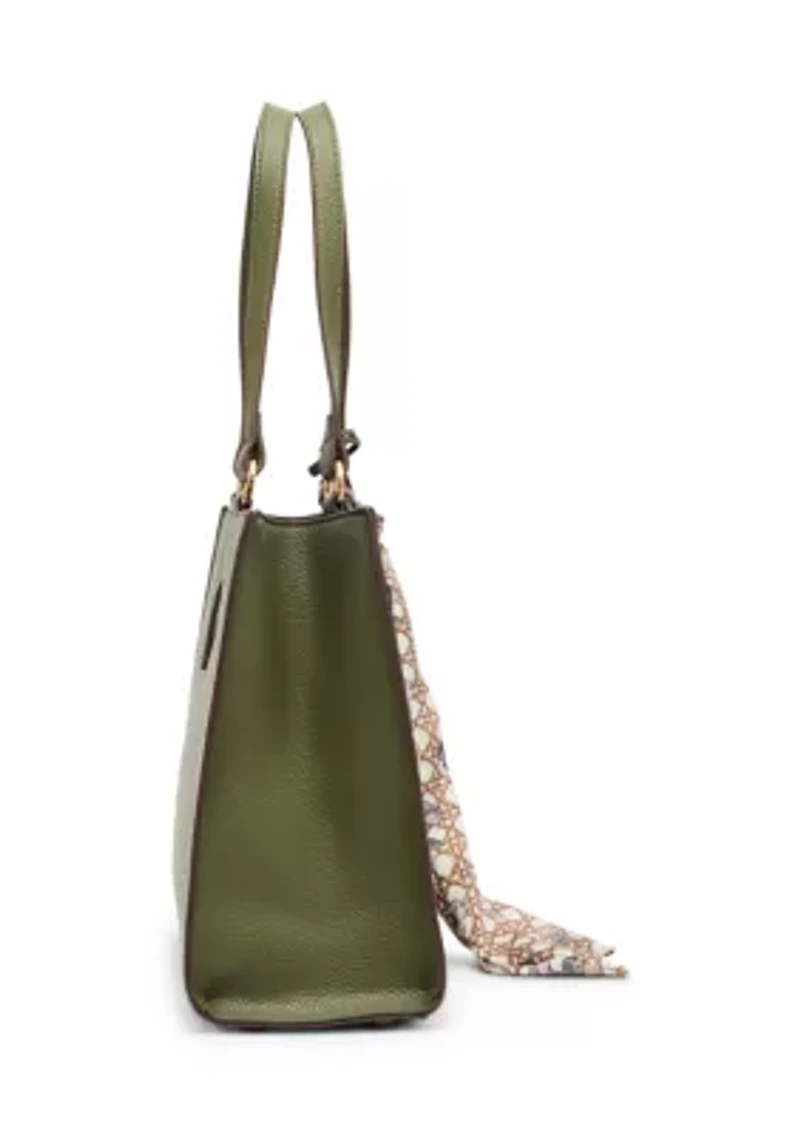 Tote with Scarf and Pouch