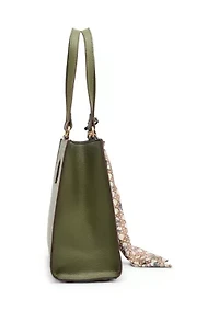 Tote with Scarf and Pouch