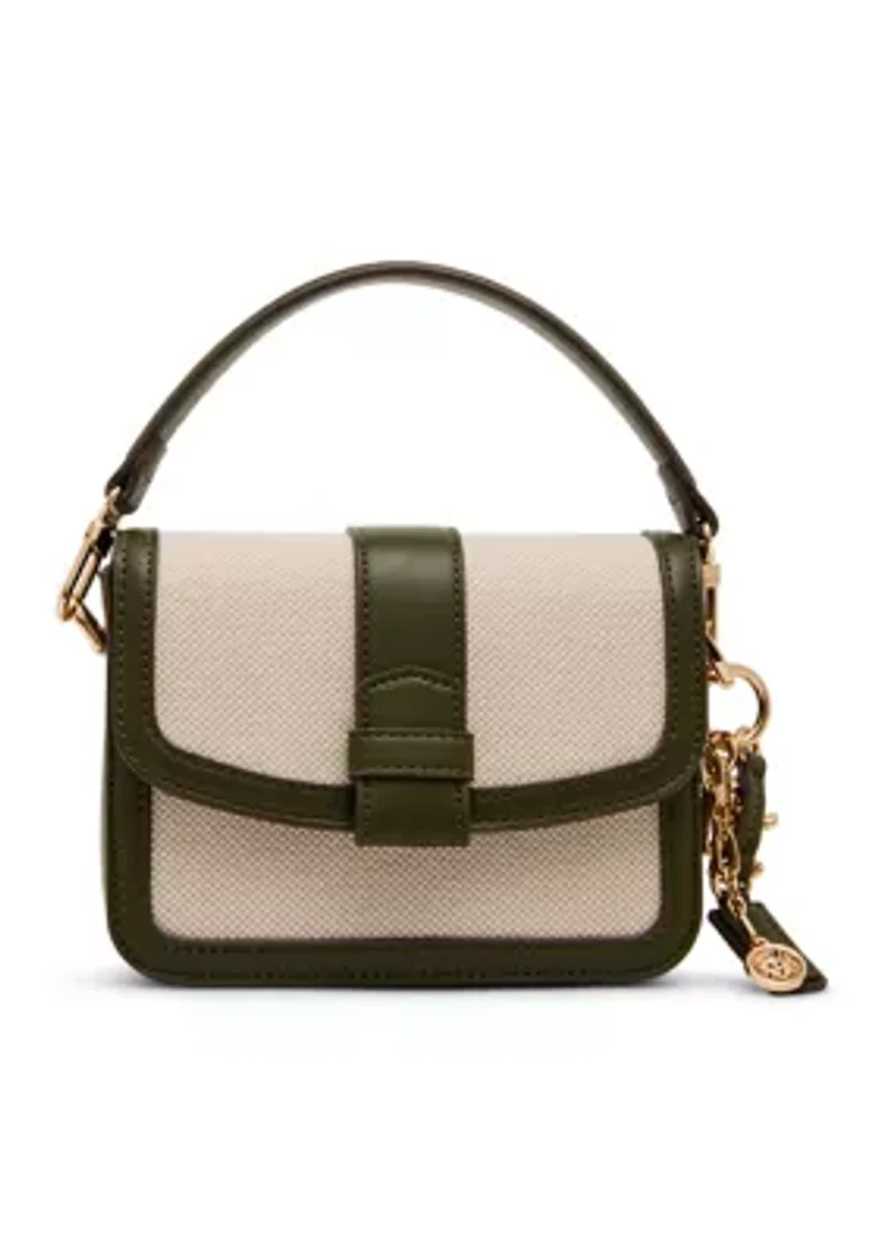 Flap Canvas Crossbody Bag