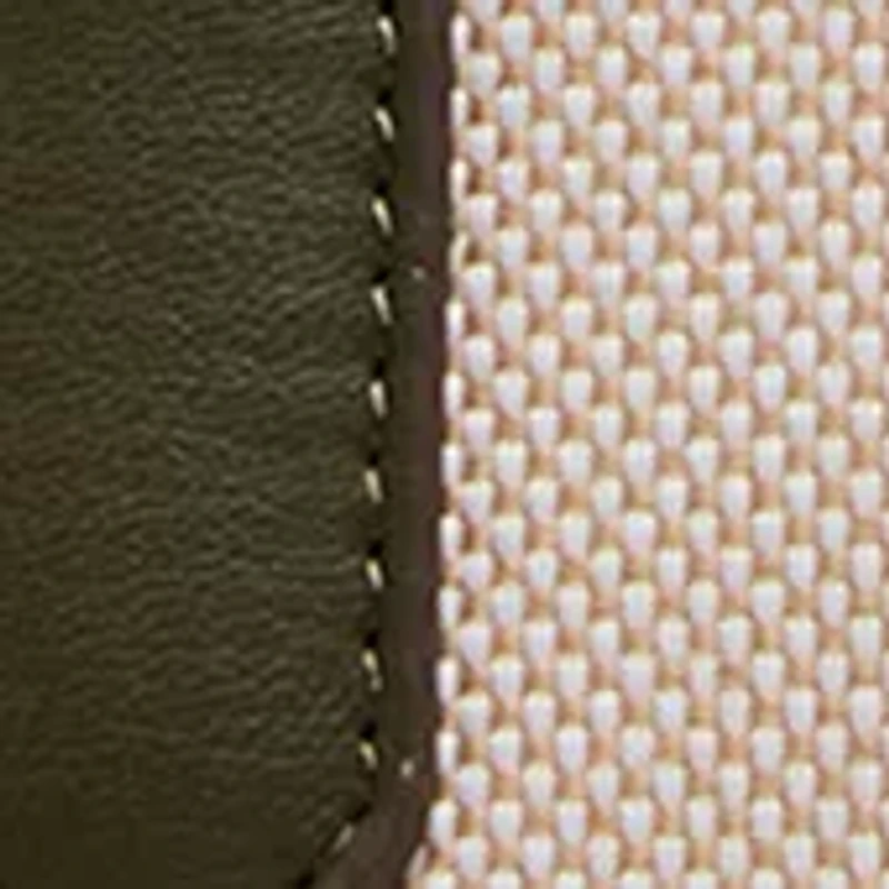 Canvas Shoulder Bag with Charm