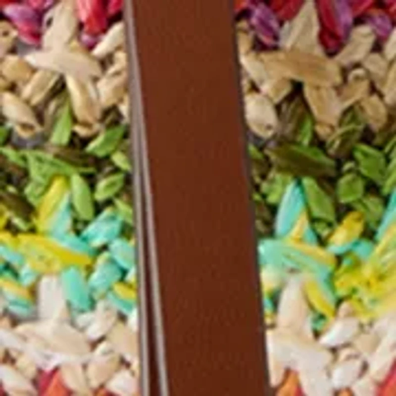 Straw Barrel Shoulder Bag