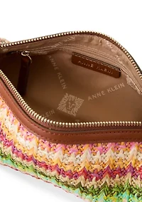 Straw Barrel Shoulder Bag