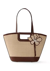 Straw Convertible Tote