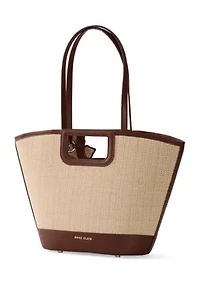Straw Convertible Tote