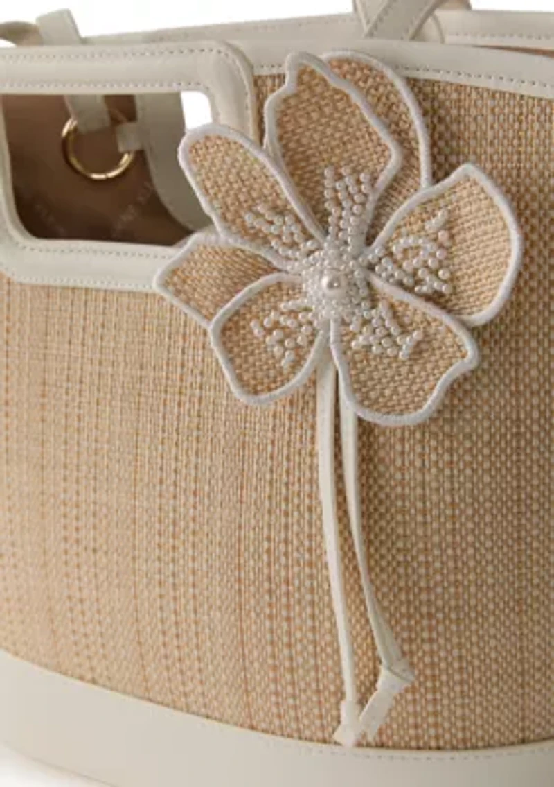 Straw Convertible Tote