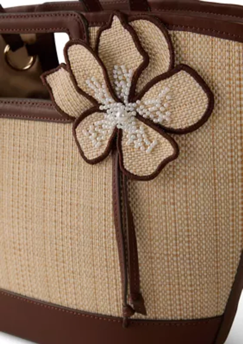 Straw Convertible Tote