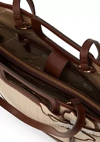 Straw Convertible Tote