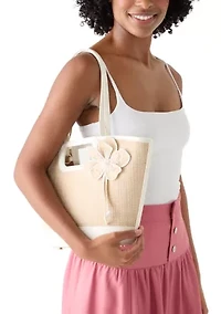 Straw Convertible Tote