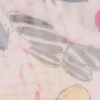 Butterfly Print Mesh Tote Bag