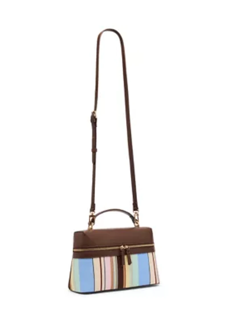 Train Case Bag with Crossbody Strap