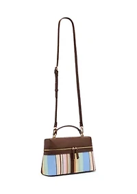 Train Case Bag with Crossbody Strap