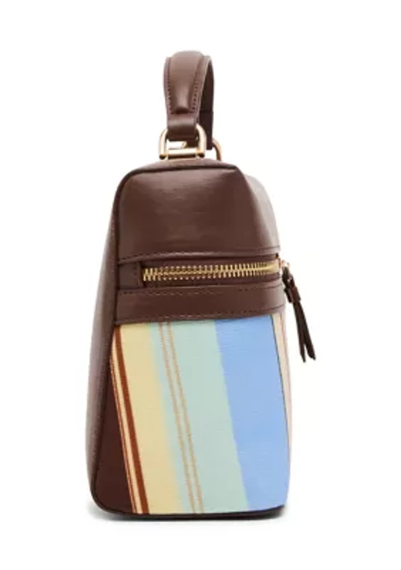 Train Case Bag with Crossbody Strap