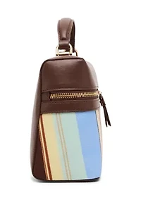 Train Case Bag with Crossbody Strap