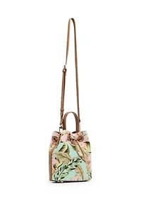 Printed Bucket Crossbody Bag