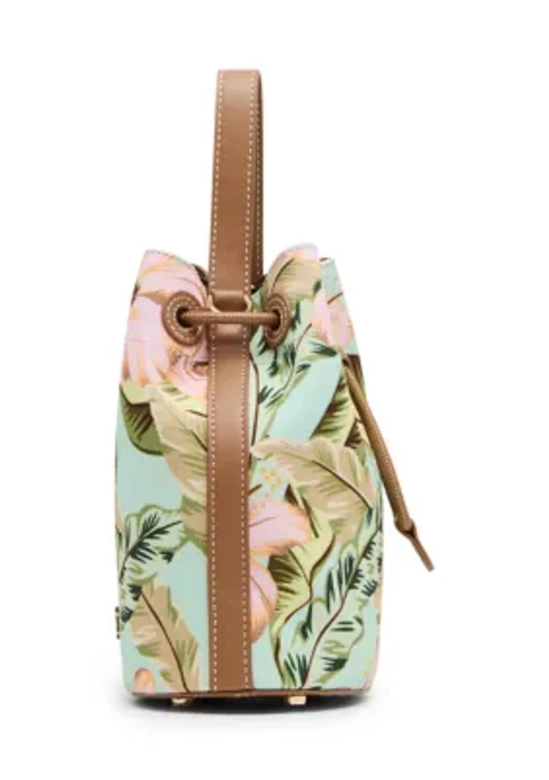 Printed Bucket Crossbody Bag