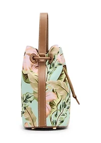 Printed Bucket Crossbody Bag