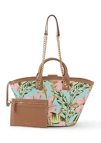 Printed Double Handle Tote Bag