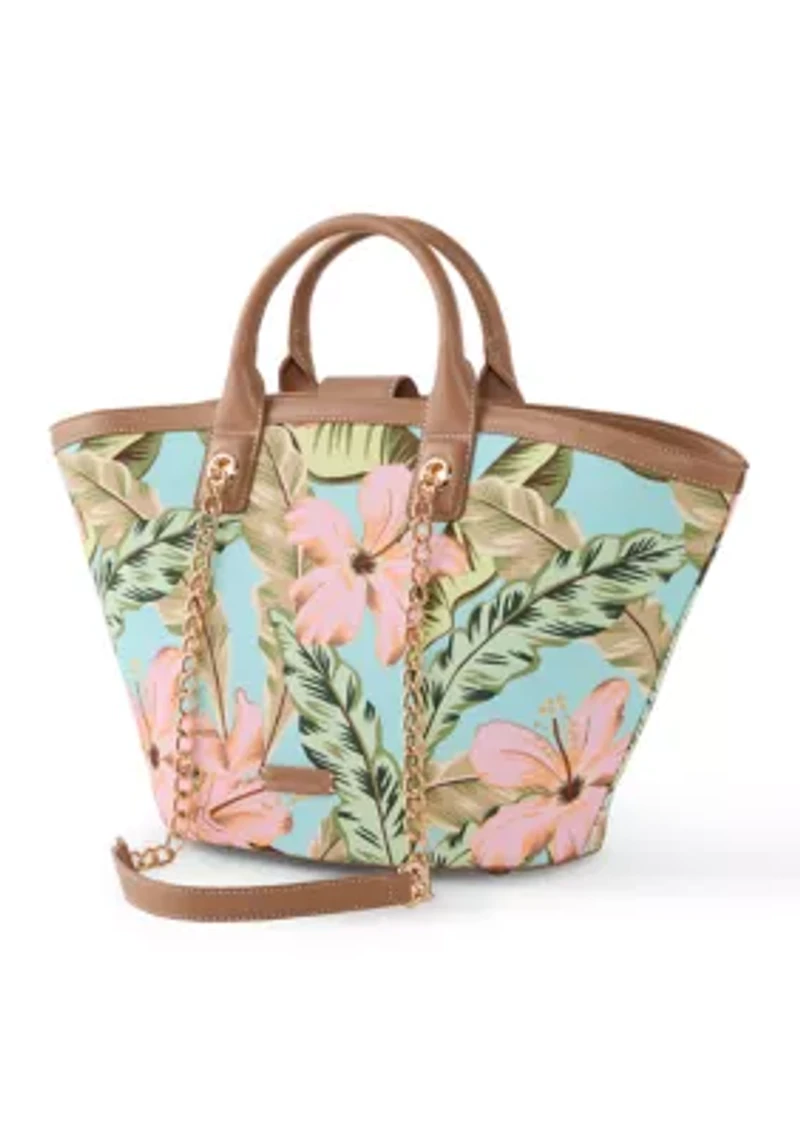 Printed Double Handle Tote Bag