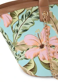 Printed Double Handle Tote Bag