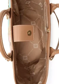 Printed Double Handle Tote Bag