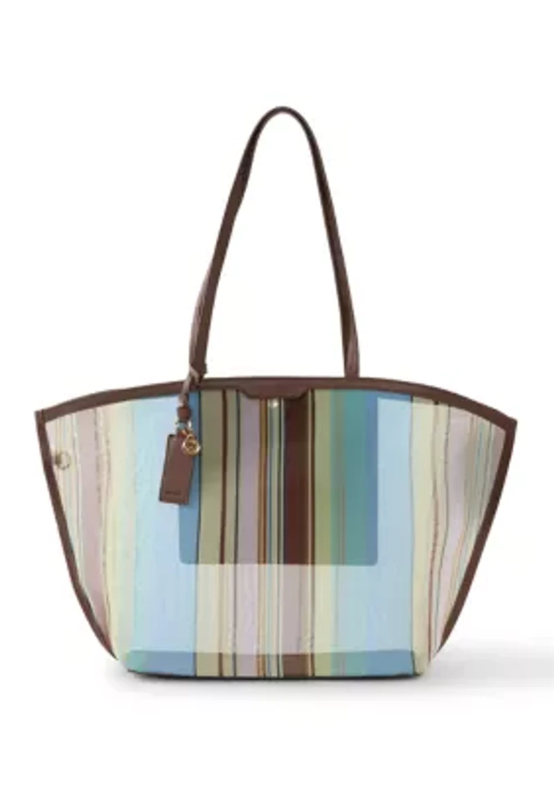 Printed Mesh Tote Bag