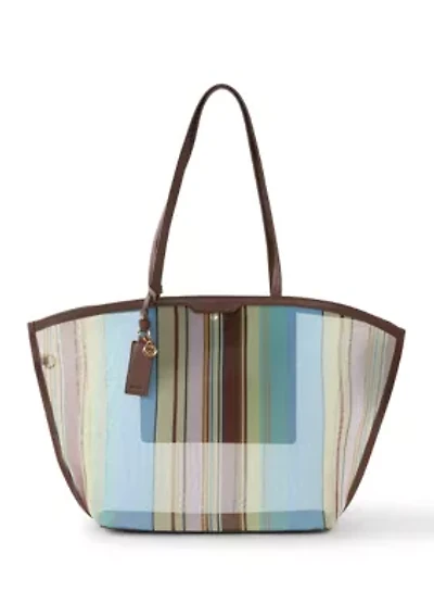 Printed Mesh Tote Bag