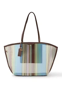 Printed Mesh Tote Bag