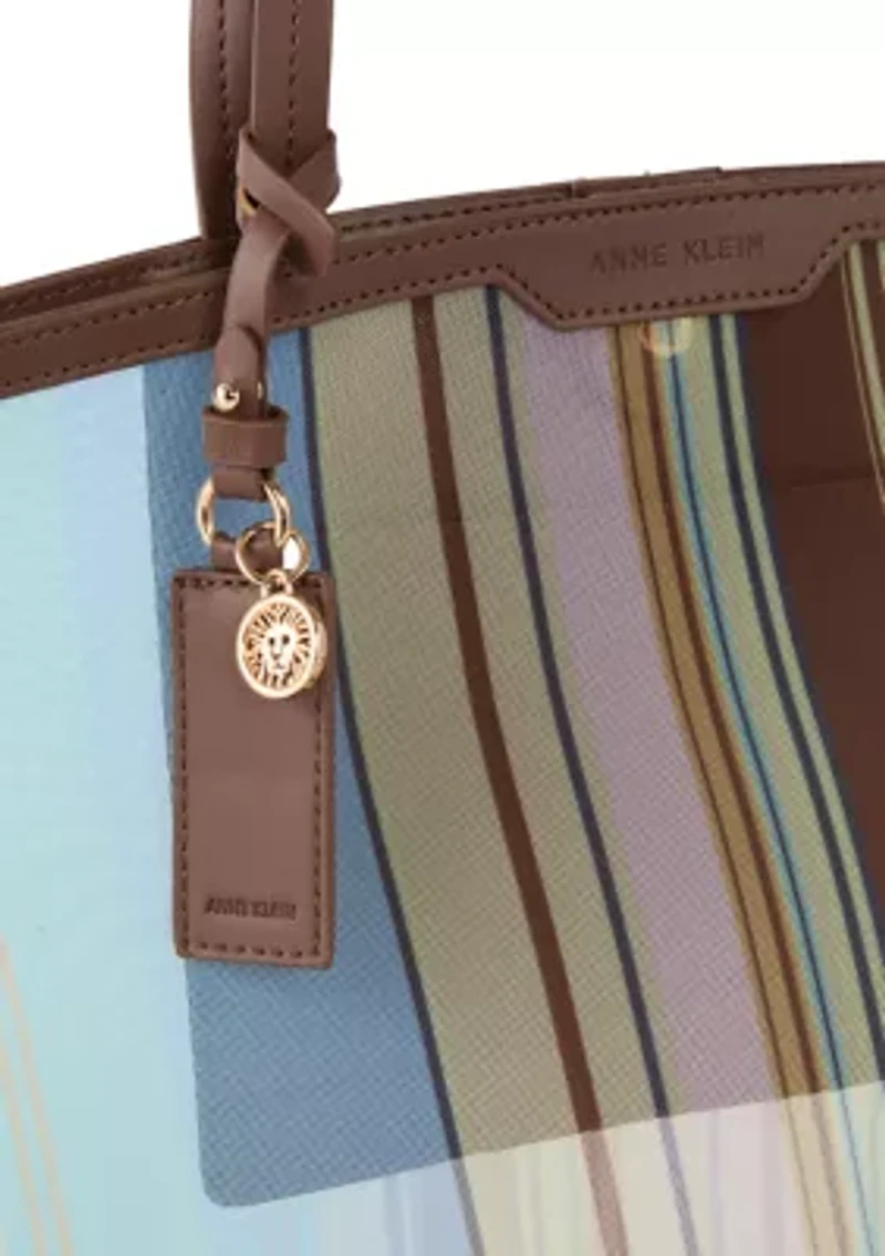 Printed Mesh Tote Bag
