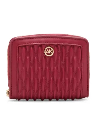 Quilted Small Curved Wallet