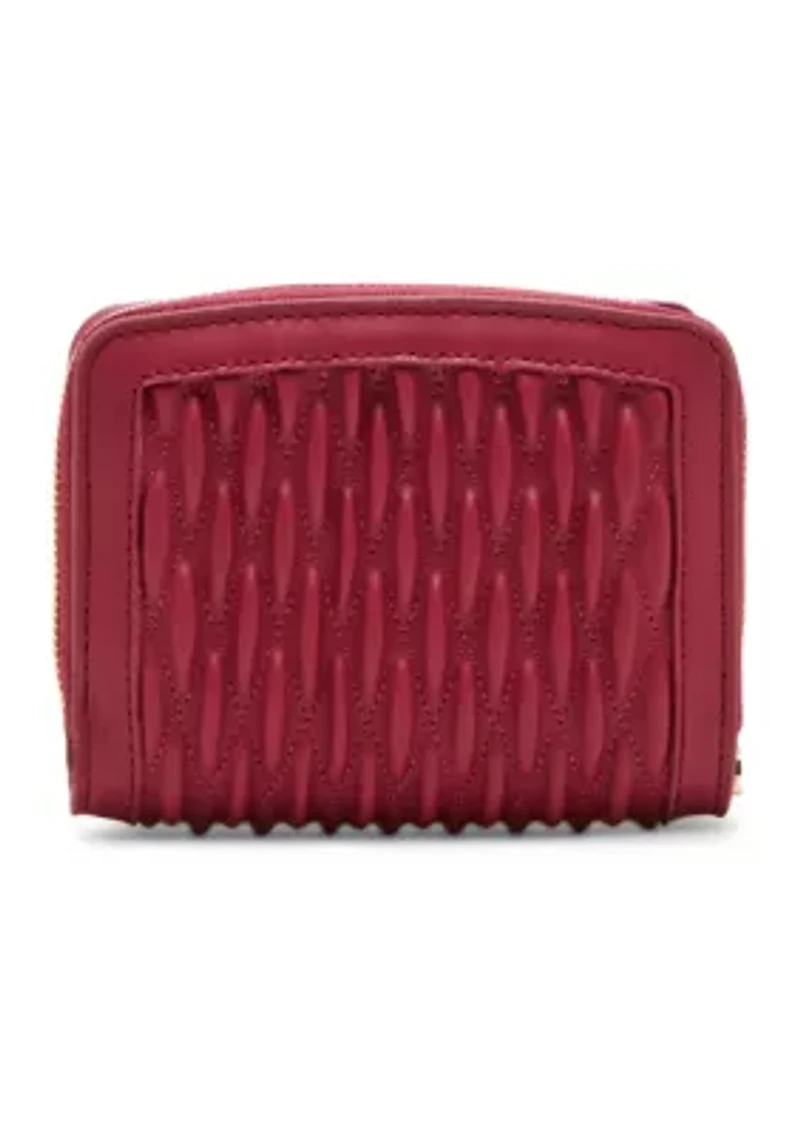 Quilted Small Curved Wallet