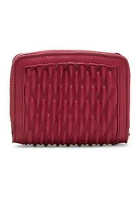 Quilted Small Curved Wallet