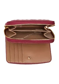 Quilted Small Curved Wallet