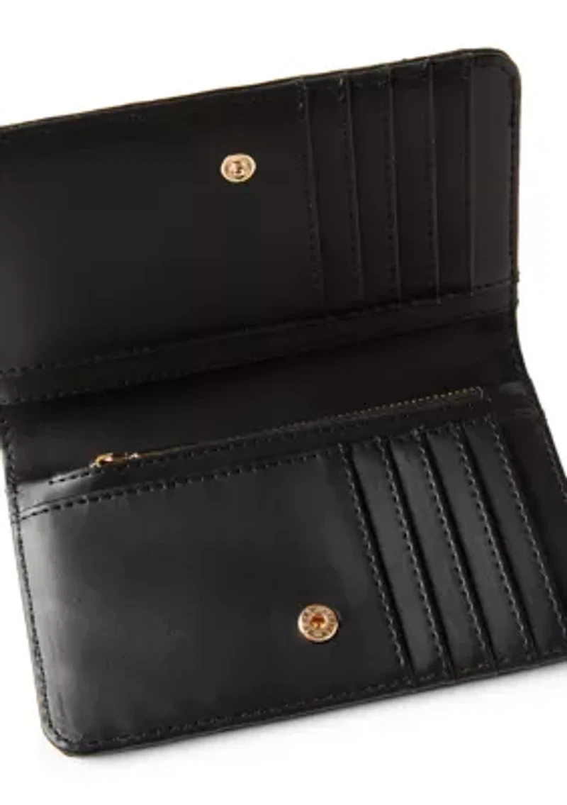 Medium Checkered Bifold Wallet