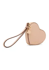 Valentine's Day Heart Zip Around Card Case