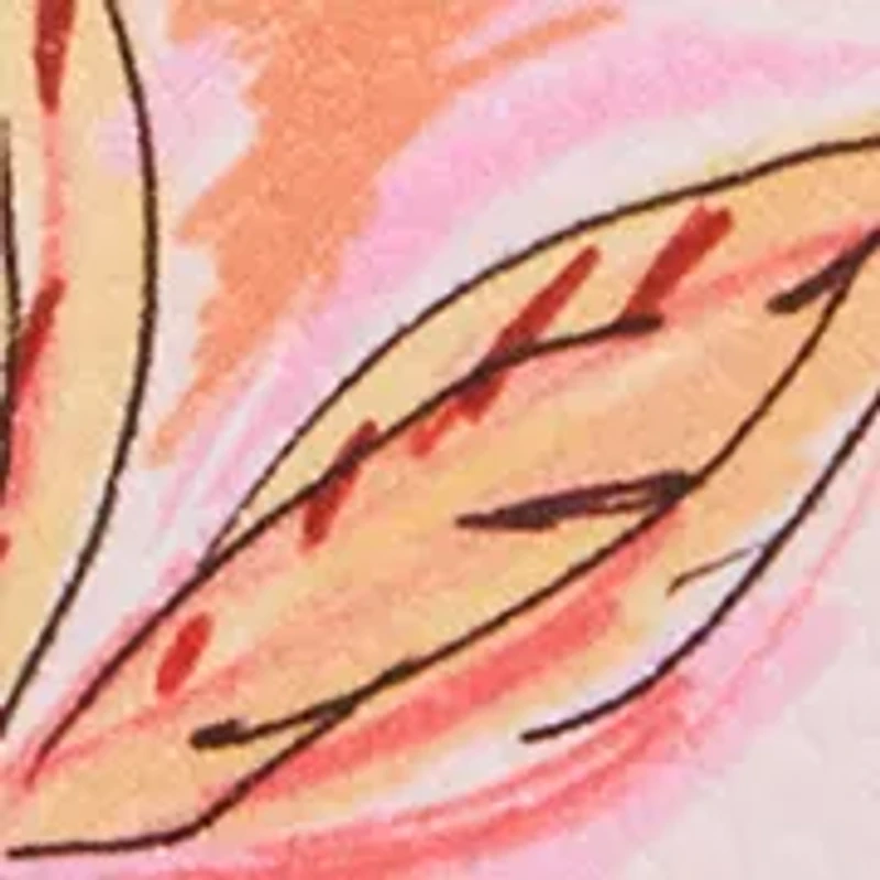 Butterfly Floral Print Small Zip Around Wallet