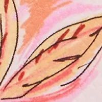 Butterfly Floral Print Small Zip Around Wallet