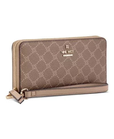 Luela zip around with wristlet
