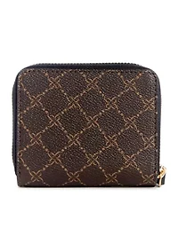 Reflective 9S Small Zip Around Wallet