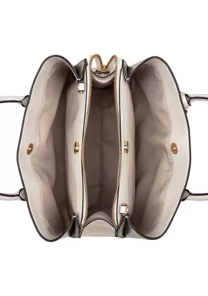 Nine West Kyrie triple compartment satchel