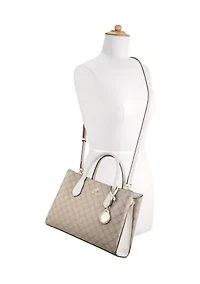 Nine West Kyrie triple compartment satchel