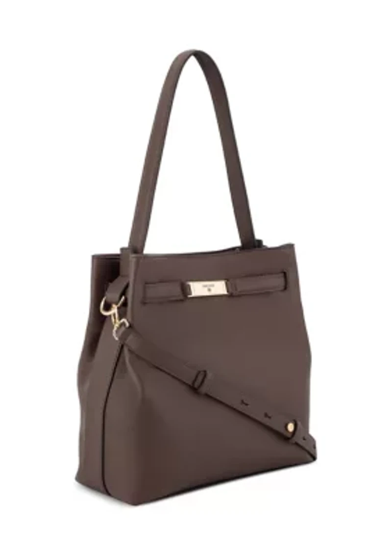 Harlee Crossbody Bucket Hobo Bag