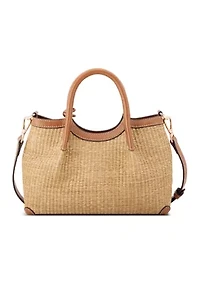 Sullivan Straw Small Satchel