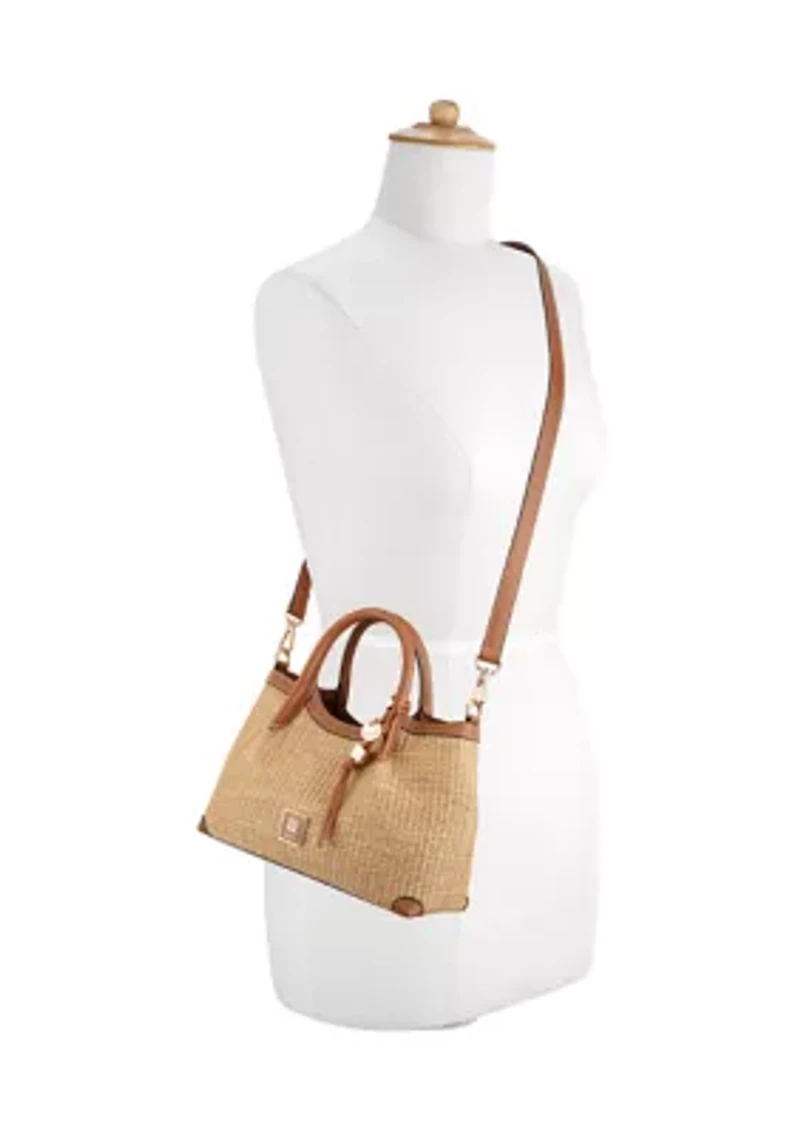Sullivan Straw Small Satchel