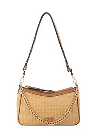 Denzielle Straw Convertible Shoulder Bag
