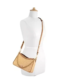 Denzielle Straw Convertible Shoulder Bag