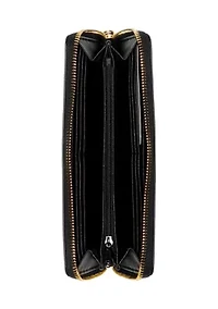 LOCKUP 9 ZIP AROUND WALLET WITH WRISTLET