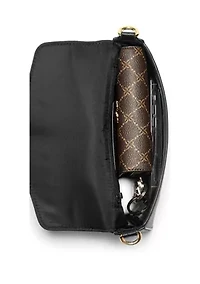 peaches crossbody flap with card case